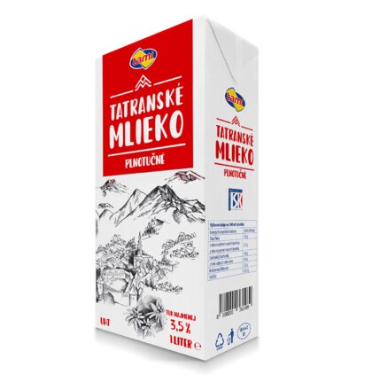 Trvanlivé mlieko UHT 3,5% (12 x 1L)