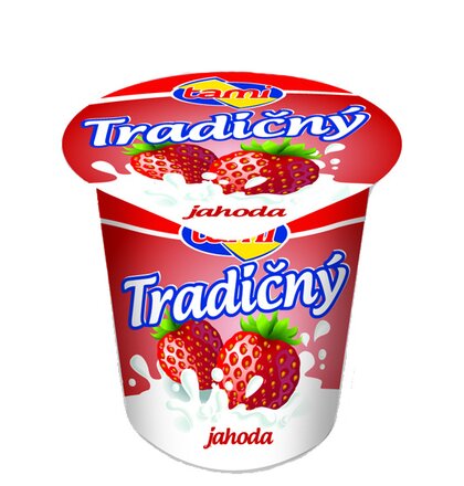 Tami Tradičný jogurt jahoda 135 g (20 x 135g)