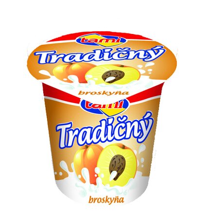 Tami Tradičný jogurt broskyňa 135g (20 x 135g)