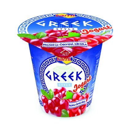 Greek Style jogurt brusnice-ribezle 150g (20 x 135g)