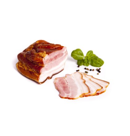 Oravská údená slanina cca 1,5 kg