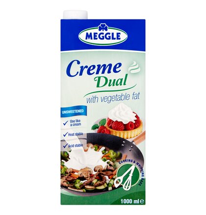 Meggle Creme Dual 25% rastlinný tuk 1L (12 x 1L)